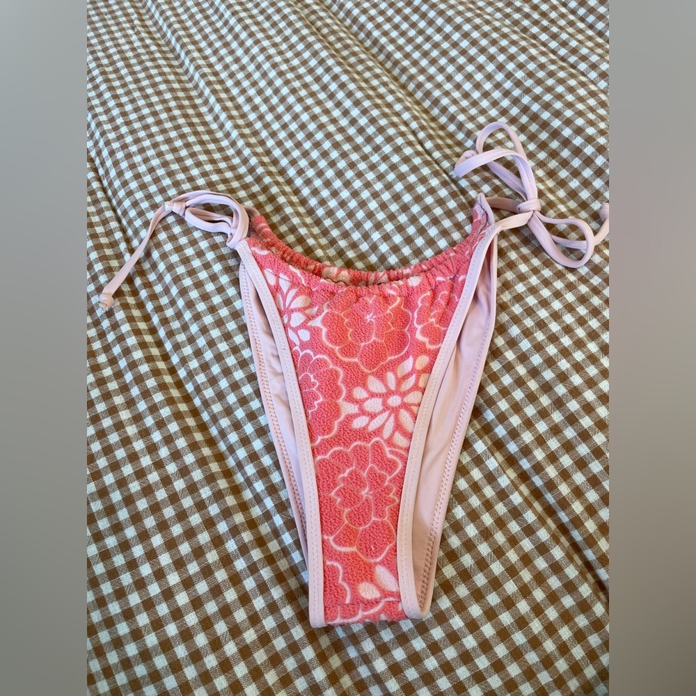 NEW Urban Outfitters Out From Under Pink and Coral High Rise Bikini Bottoms